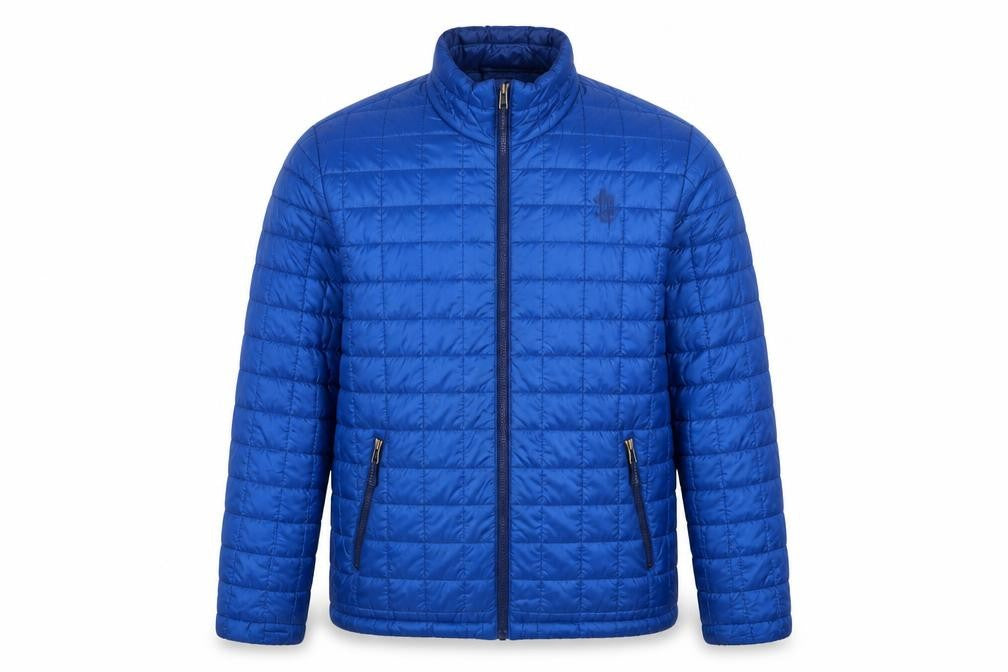 Ozark Trail Mens Blue Puffer Jacket Jacket Size M Zip