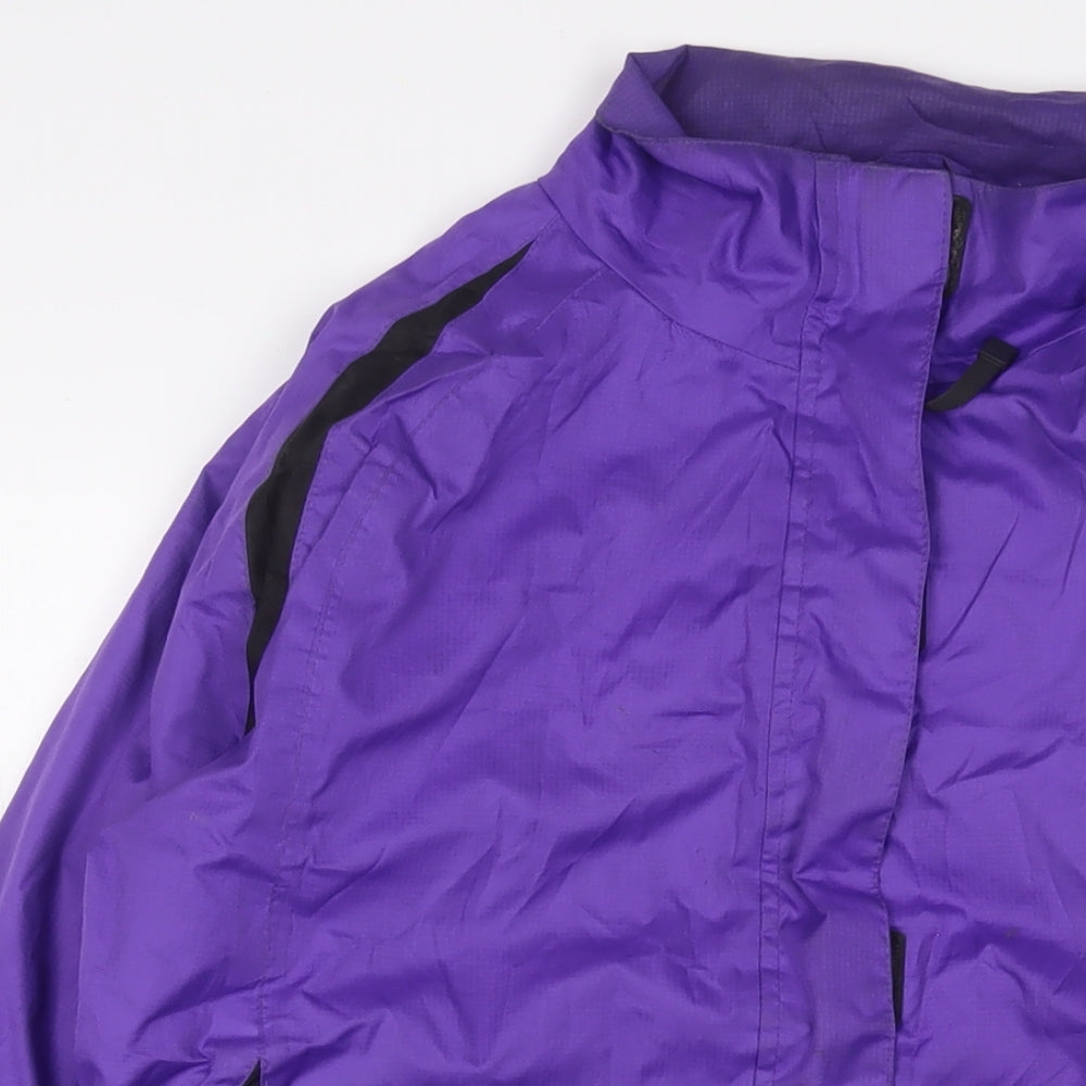 Muddy Fox Womens Purple Jacket Size 16 Zip - Cycling