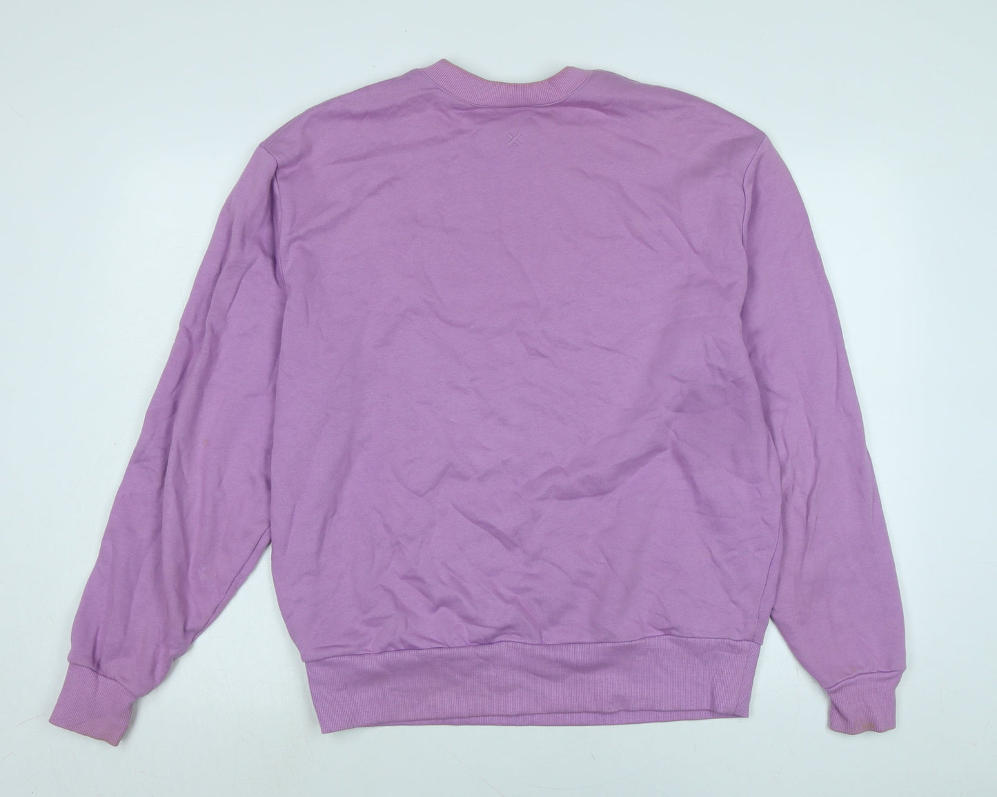 COLLUSION Womens Purple Polyester Pullover Sweatshirt Size S - Logo