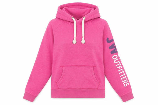 Womens UK 8 Regular Jack Wills Pink Pullover Hoodie