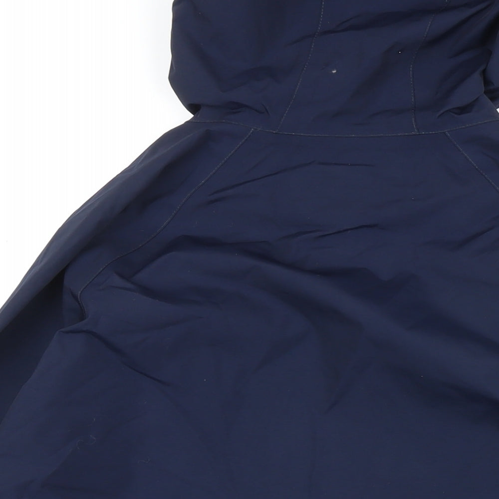 Tribord Womens Blue Rain Coat Jacket Size M Zip