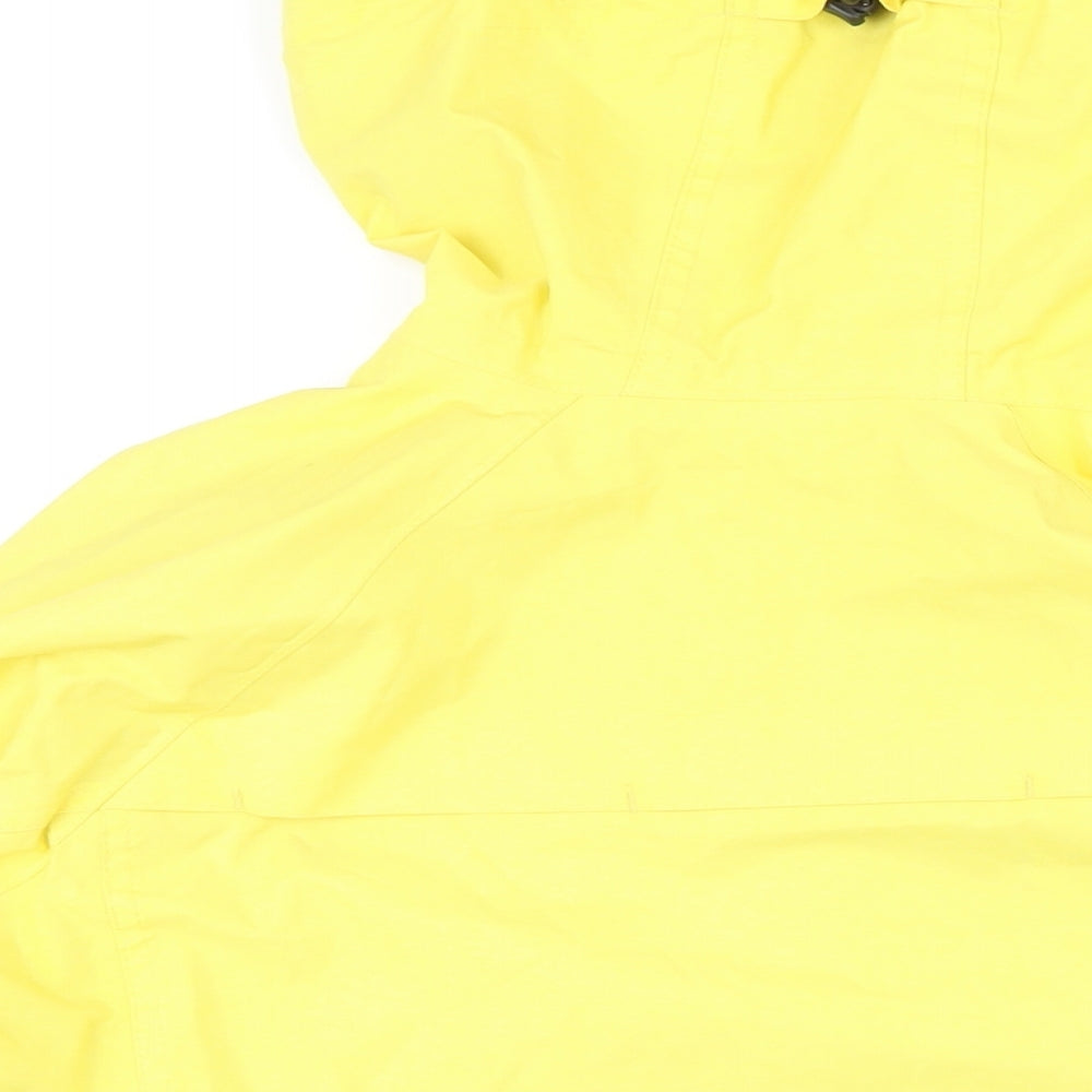 Madison Mens Yellow Rain Coat Jacket Size S Zip