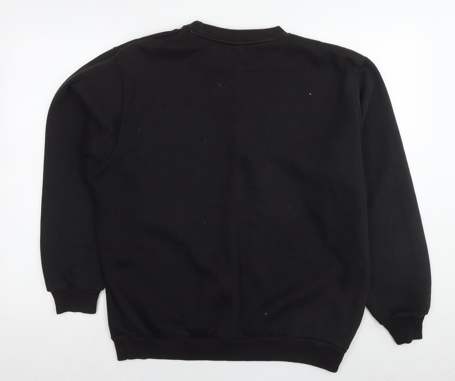 Slazenger Womens Black Polyester Pullover Sweatshirt Size L Pullover