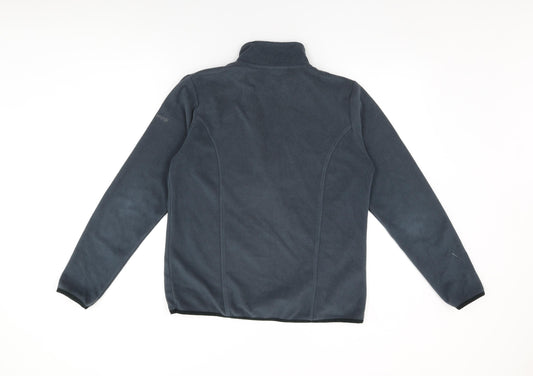 Wild South Womens Grey Polyester Pullover Sweatshirt Size 14 Zip
