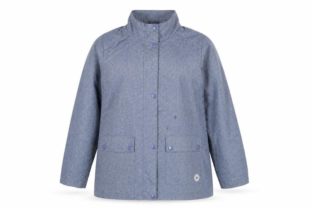 Maine New England Womens Blue Jacket Coat Size 16 Zip