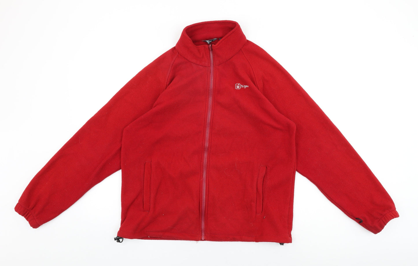 Hi Gear Womens Red Polyester Full Zip Sweatshirt Size S Zip