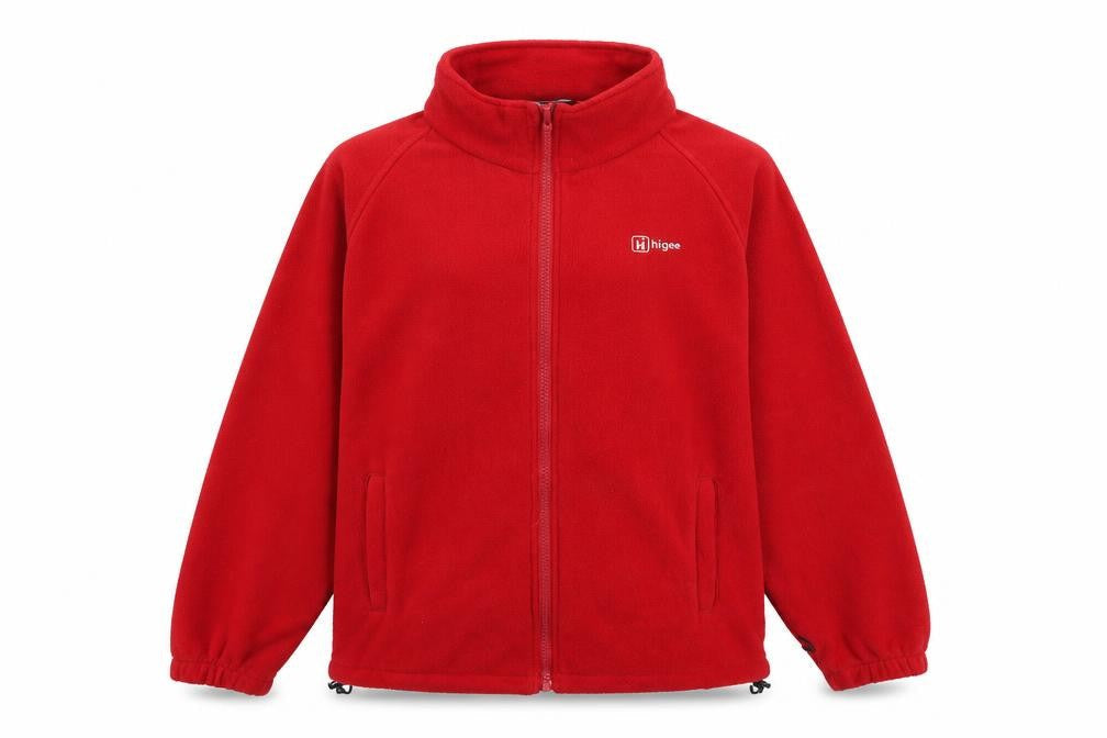 Womens UK S Regular Hi Gear Red Full Zip Sweatshirt