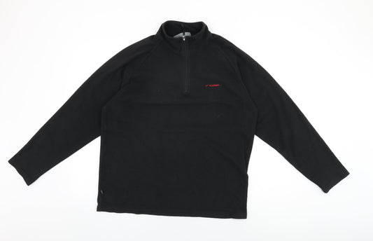 Mountain Life Mens Black Polyester Pullover Sweatshirt Size L