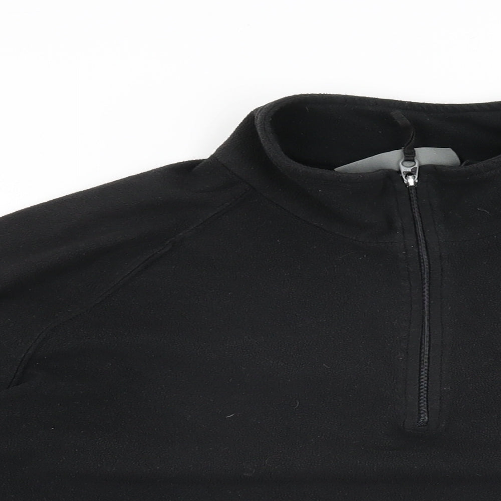 Mountain Life Mens Black Polyester Pullover Sweatshirt Size L