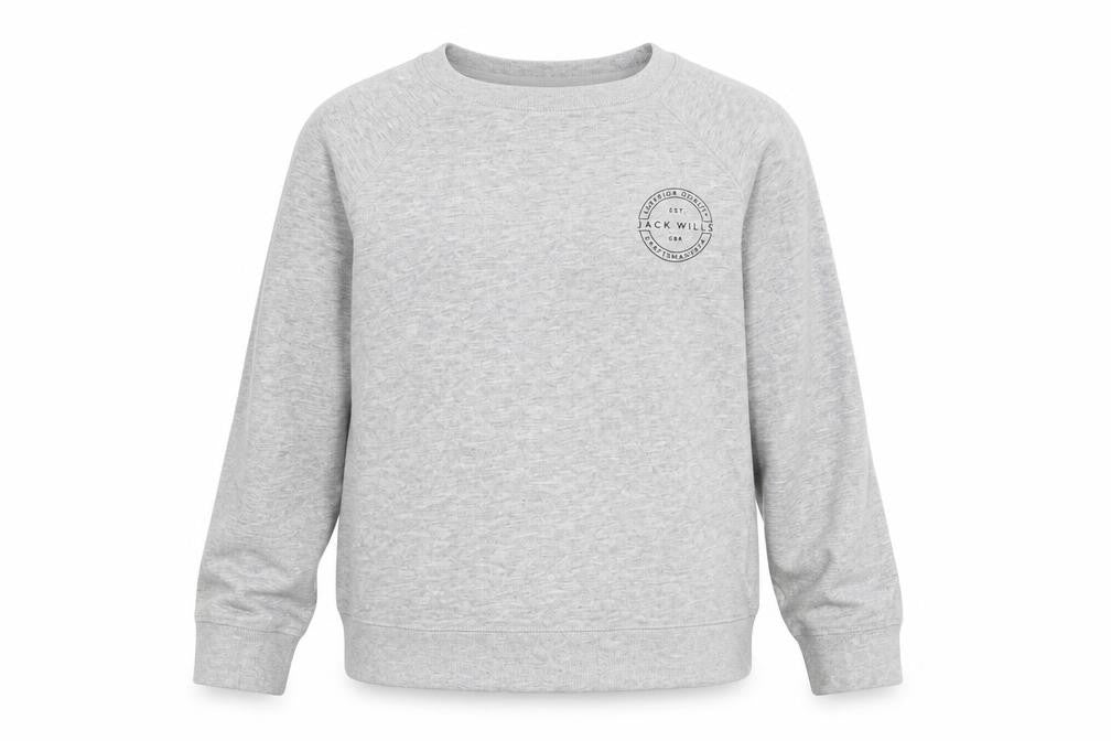 Womens UK 8 Regular Jack Wills Grey Pullover Sweatshirt