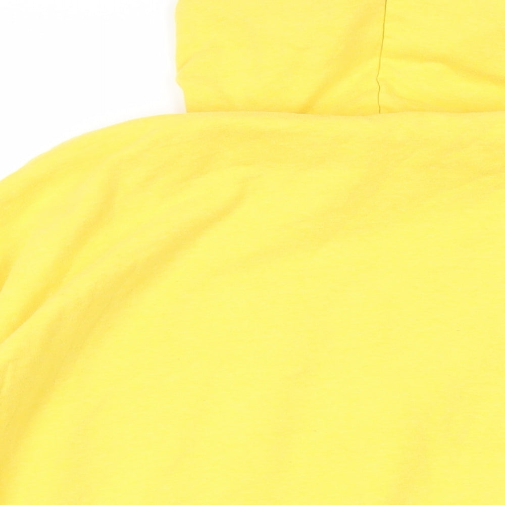 Disney Womens Yellow Polyester Pullover Hoodie Size XS Pullover - Winnie The Pooh