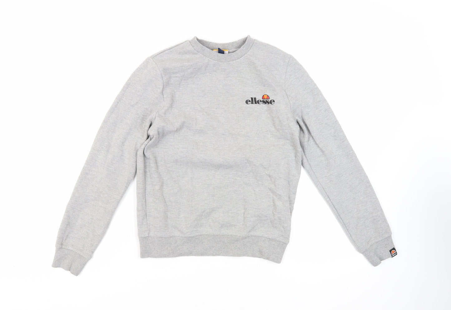 ellesse Girls Grey Cotton Pullover Sweatshirt Size M Pullover