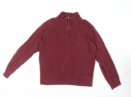 GANT Mens Red Cotton Pullover Sweatshirt Size L