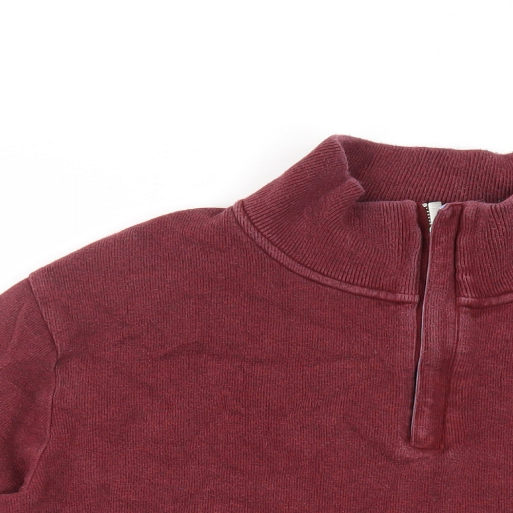 GANT Mens Red Cotton Pullover Sweatshirt Size L