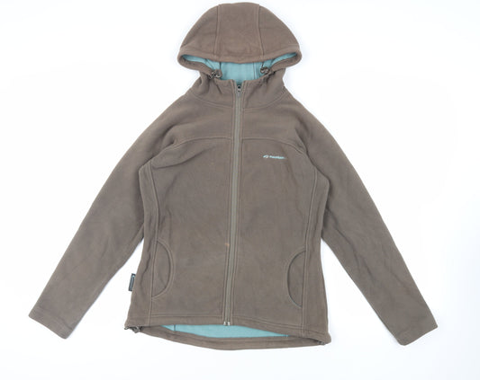 Mountain Life Womens Brown Jacket Size 10 Zip