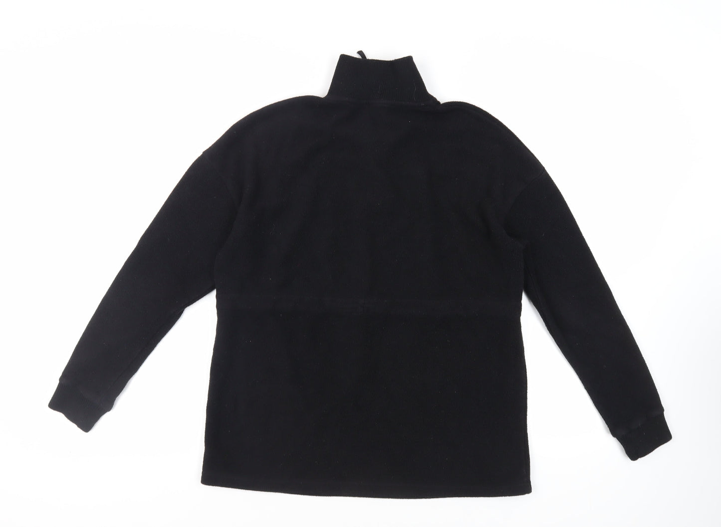Active People Womens Black Polyester Pullover Sweatshirt Size 8 Drawstring - Adjustable Waist