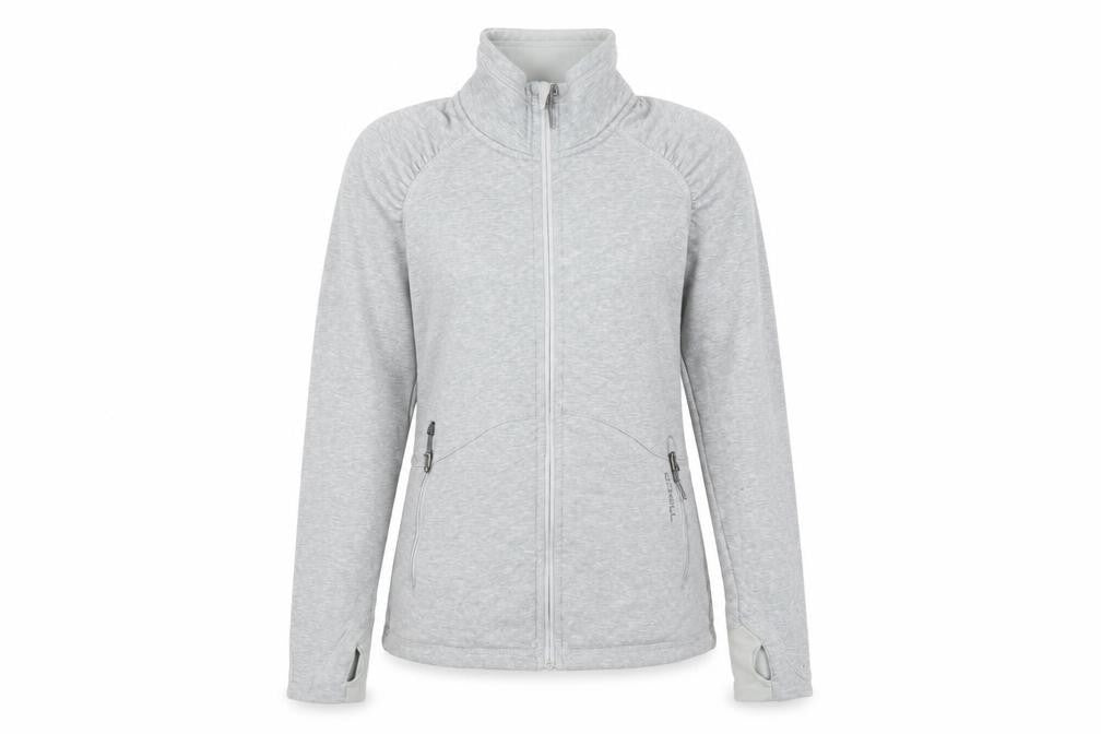 Womens UK XL Regular O'Neill Grey Full Zip Sweatshirt