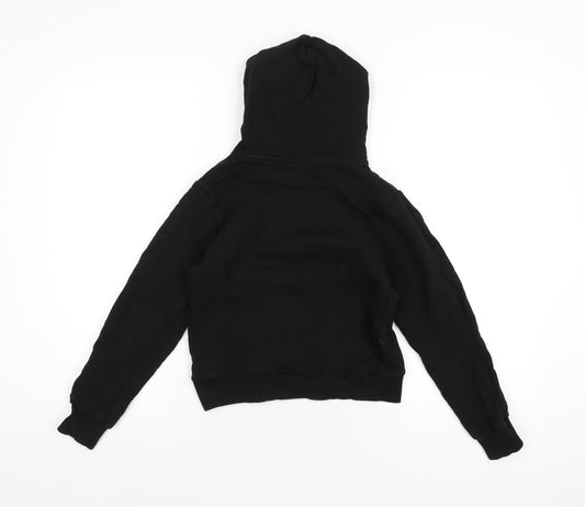 Pacha Boys Black Cotton Pullover Hoodie Size 10 Years Pullover