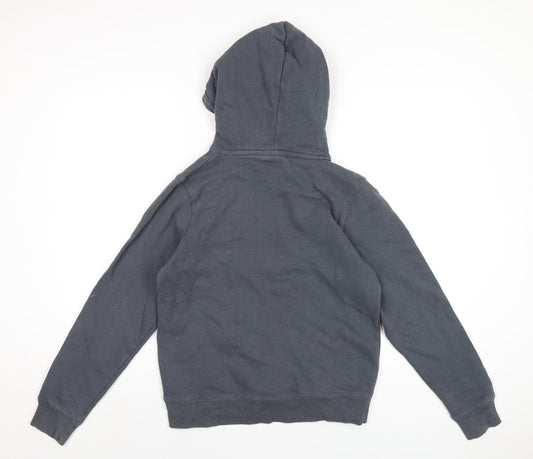 Lansdown Womens Grey Cotton Pullover Hoodie Size 10 Pullover