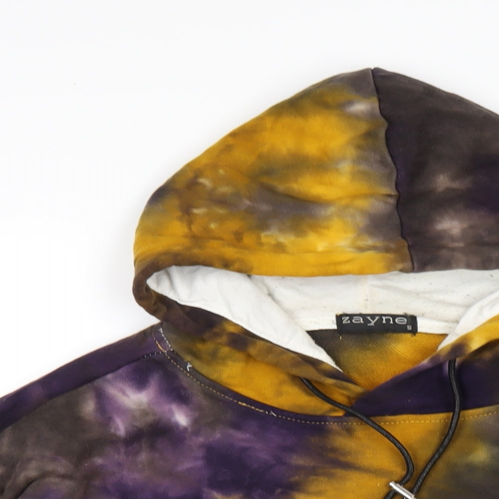 Zayne Womens Multicoloured Cotton Pullover Hoodie Size S Pullover