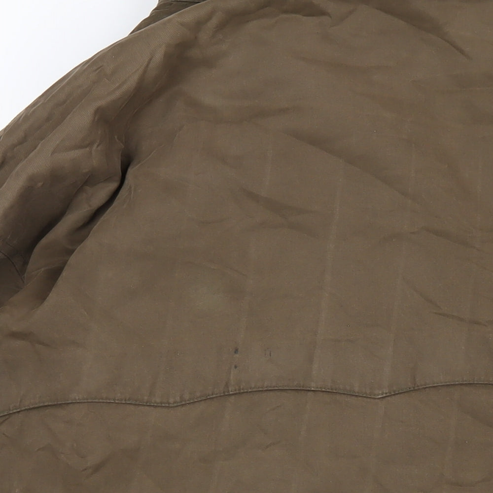 GANT Mens Brown Jacket Coat Size M Zip