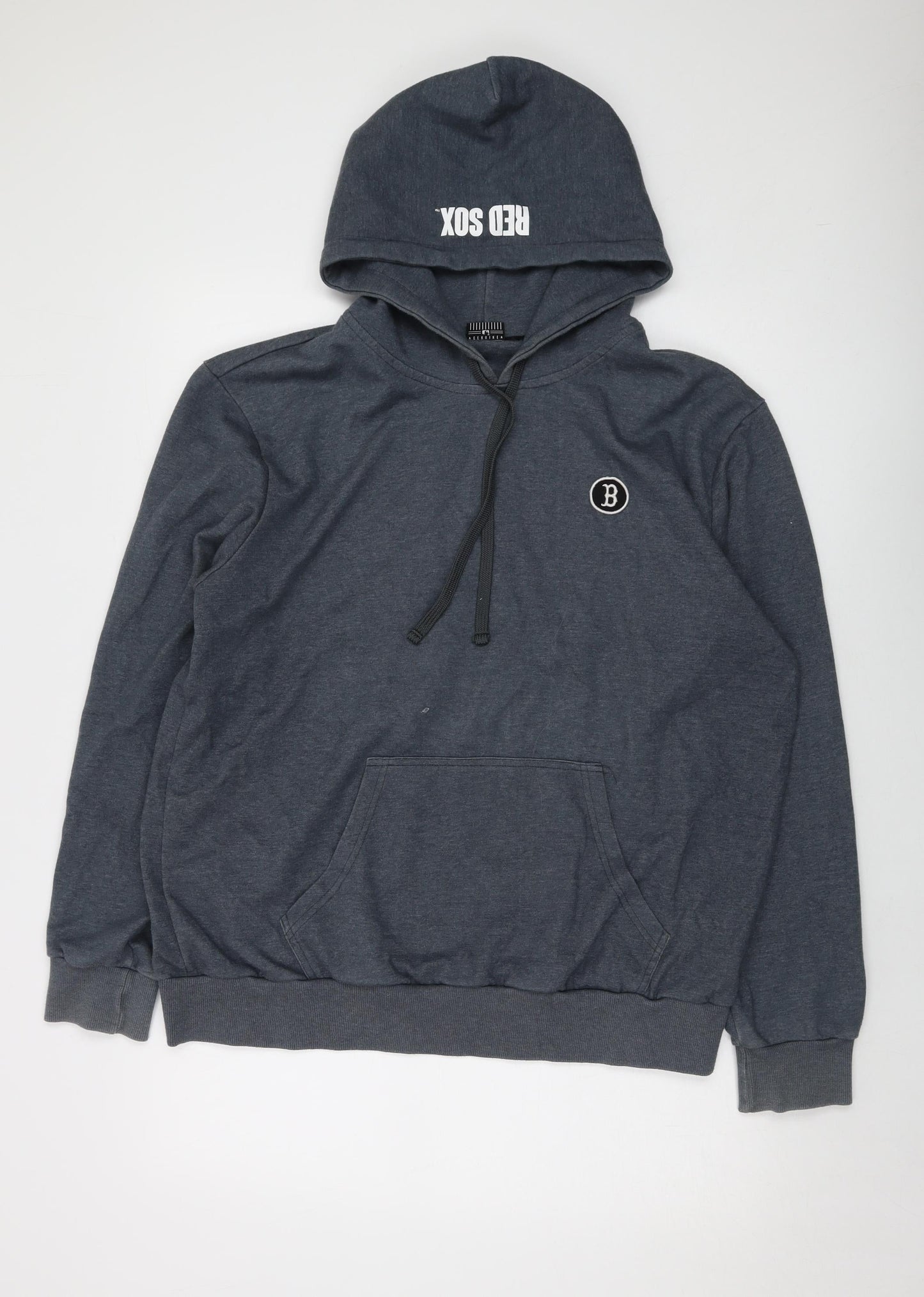 Major League Baseball Mens Blue Cotton Pullover Hoodie Size XL