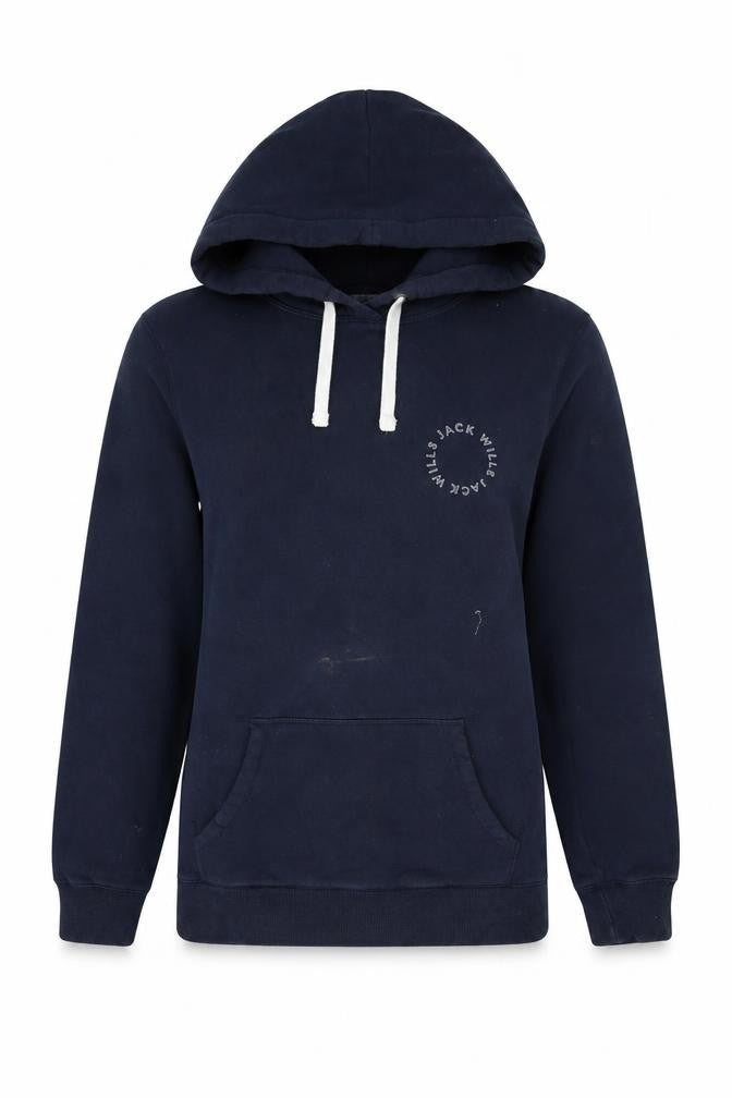 Womens UK 8 Regular Jack Wills Blue Pullover Hoodie