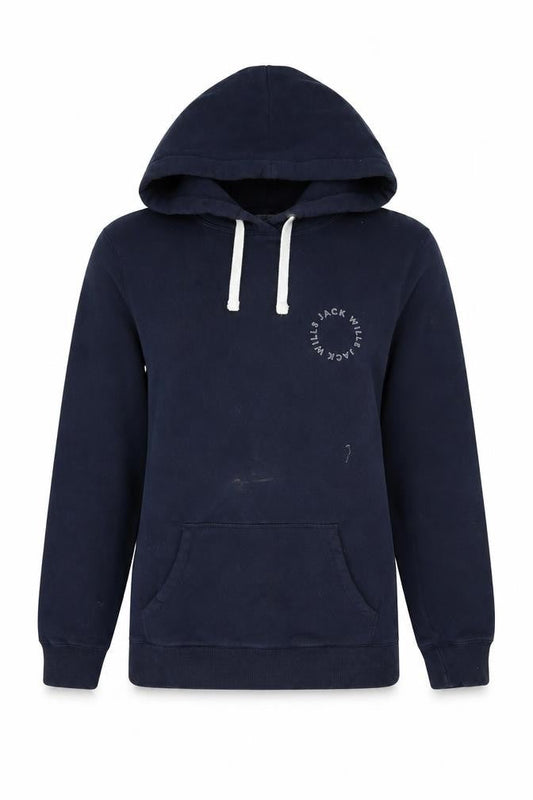 Womens UK 8 Regular Jack Wills Blue Pullover Hoodie