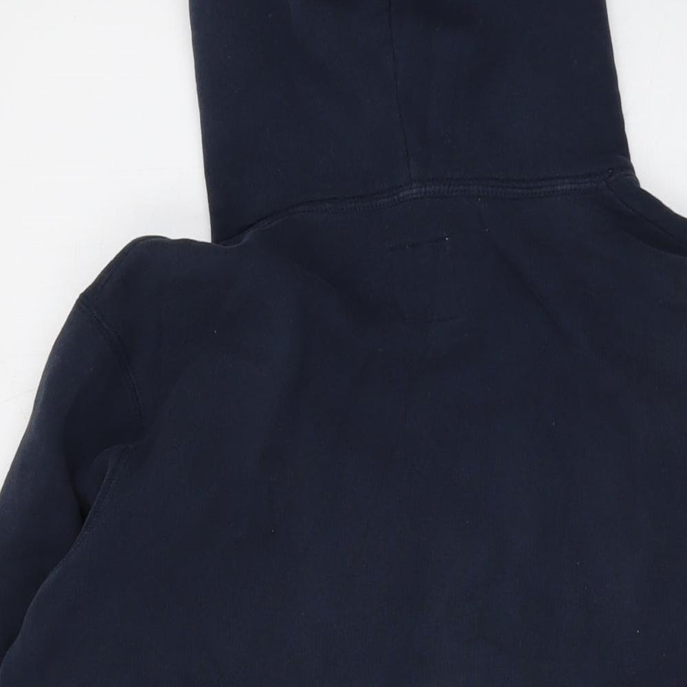 Jack Wills Womens Blue Cotton Pullover Hoodie Size 8 Pullover