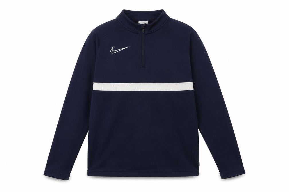 Nilke Boys Black Polyester Pullover Sweatshirt Size 13-14 Years Zip