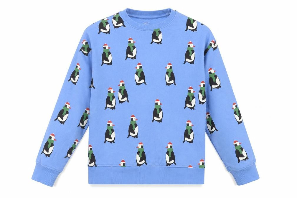 John Lewis Boys Black Geometric Cotton Pullover Sweatshirt Size 11 Years Pullover - Penguin