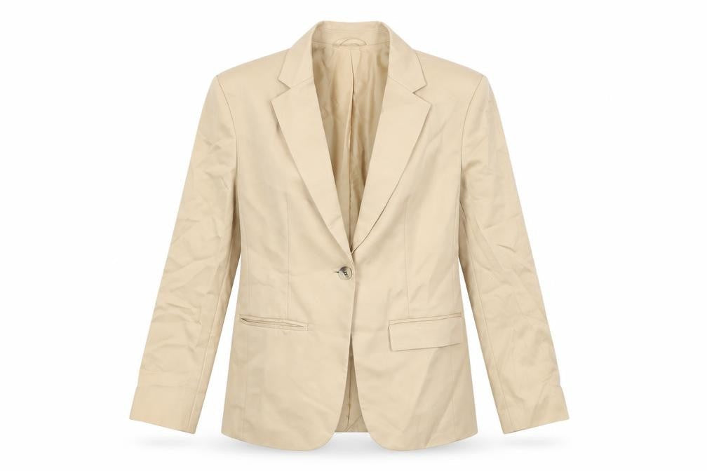 Marks & Spencer Womens Beige Jacket Size 8 Button