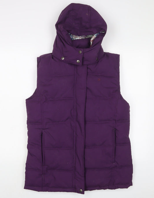 Champion Rye Womens Purple Gilet Jacket Size M Zip