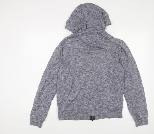 Burton Mens Blue Cotton Full Zip Hoodie Size S