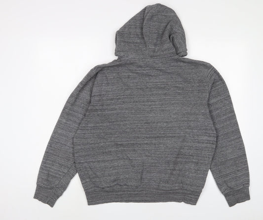 H&M Mens Grey Cotton Pullover Hoodie Size M