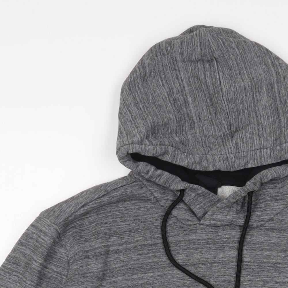 H&M Mens Grey Cotton Pullover Hoodie Size M