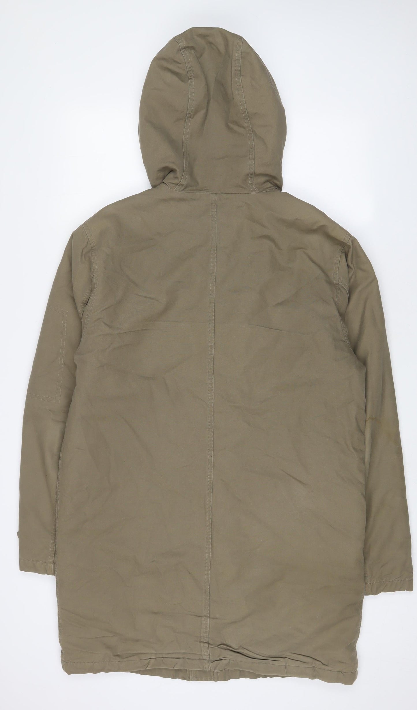 Linea Mens Green Jacket Coat Size S Zip