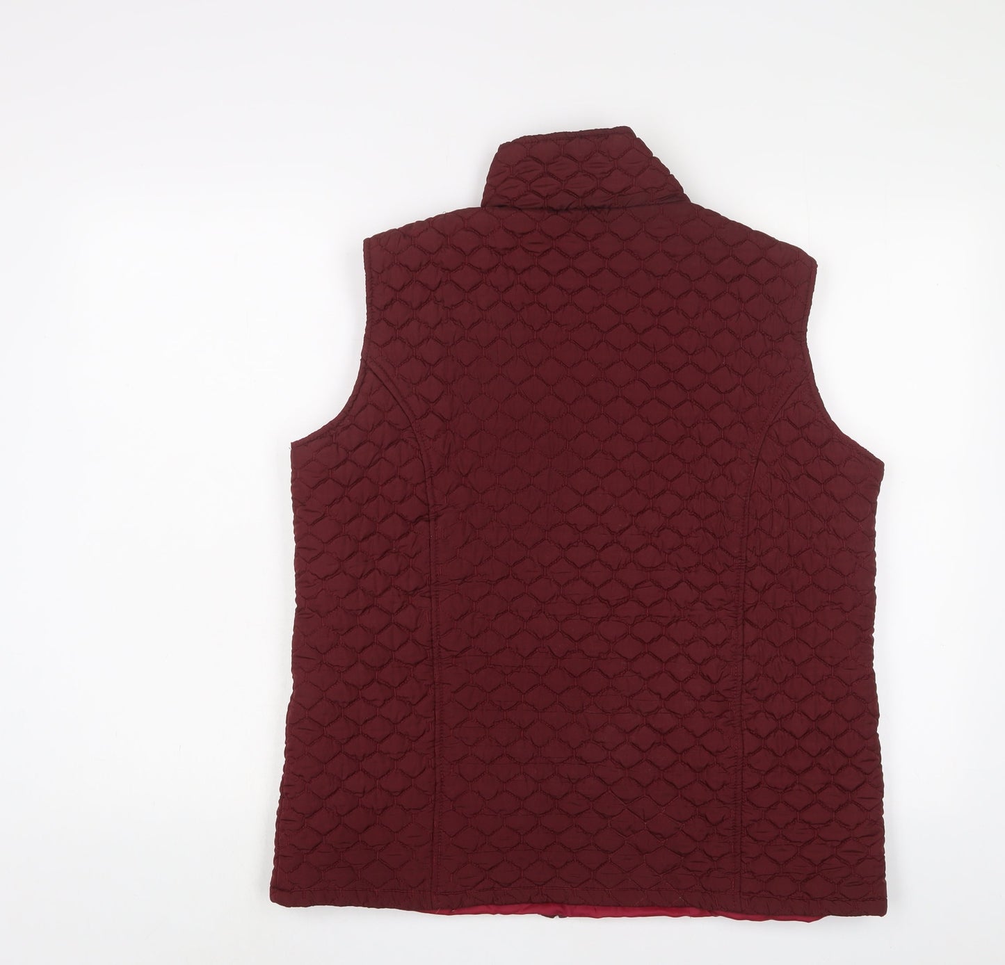 Rut Womens Red Gilet Jacket Size L Zip