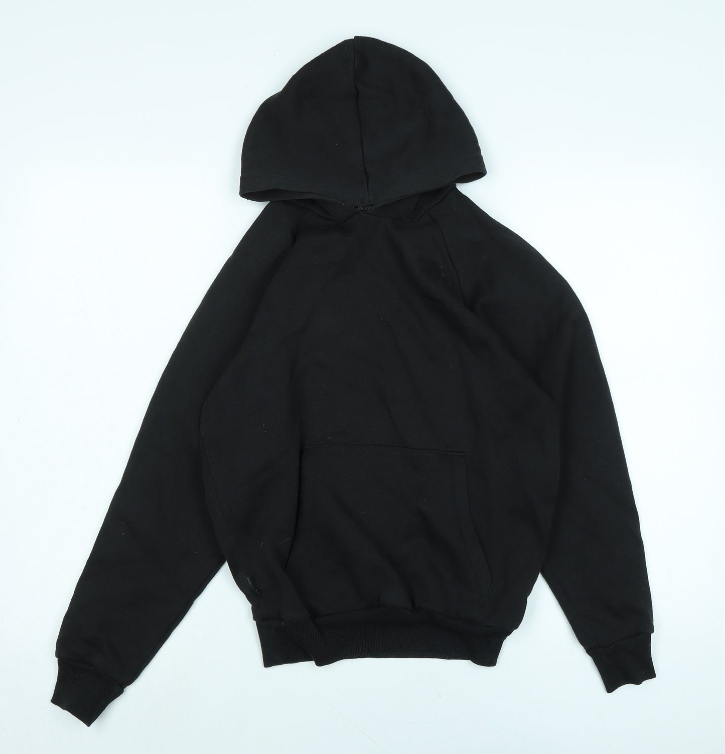 Slazenger Boys Black Polyester Pullover Hoodie Size 9-10 Years - Logo