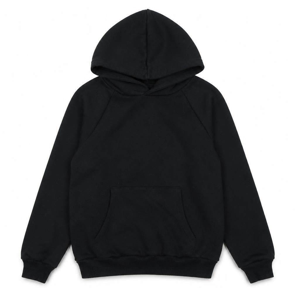 Slazenger Boys Black Polyester Pullover Hoodie Size 9-10 Years - Logo
