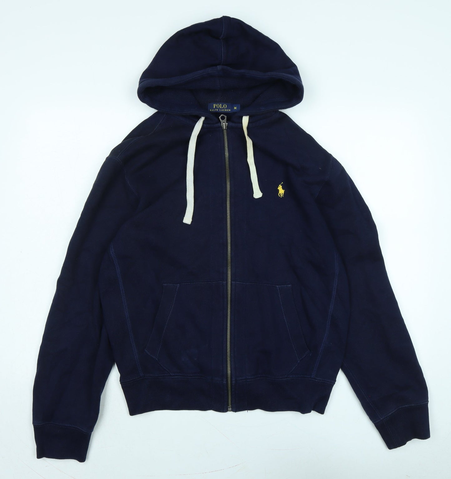 Polo Ralph Lauren Mens Blue Jacket Size M Zip - Logo