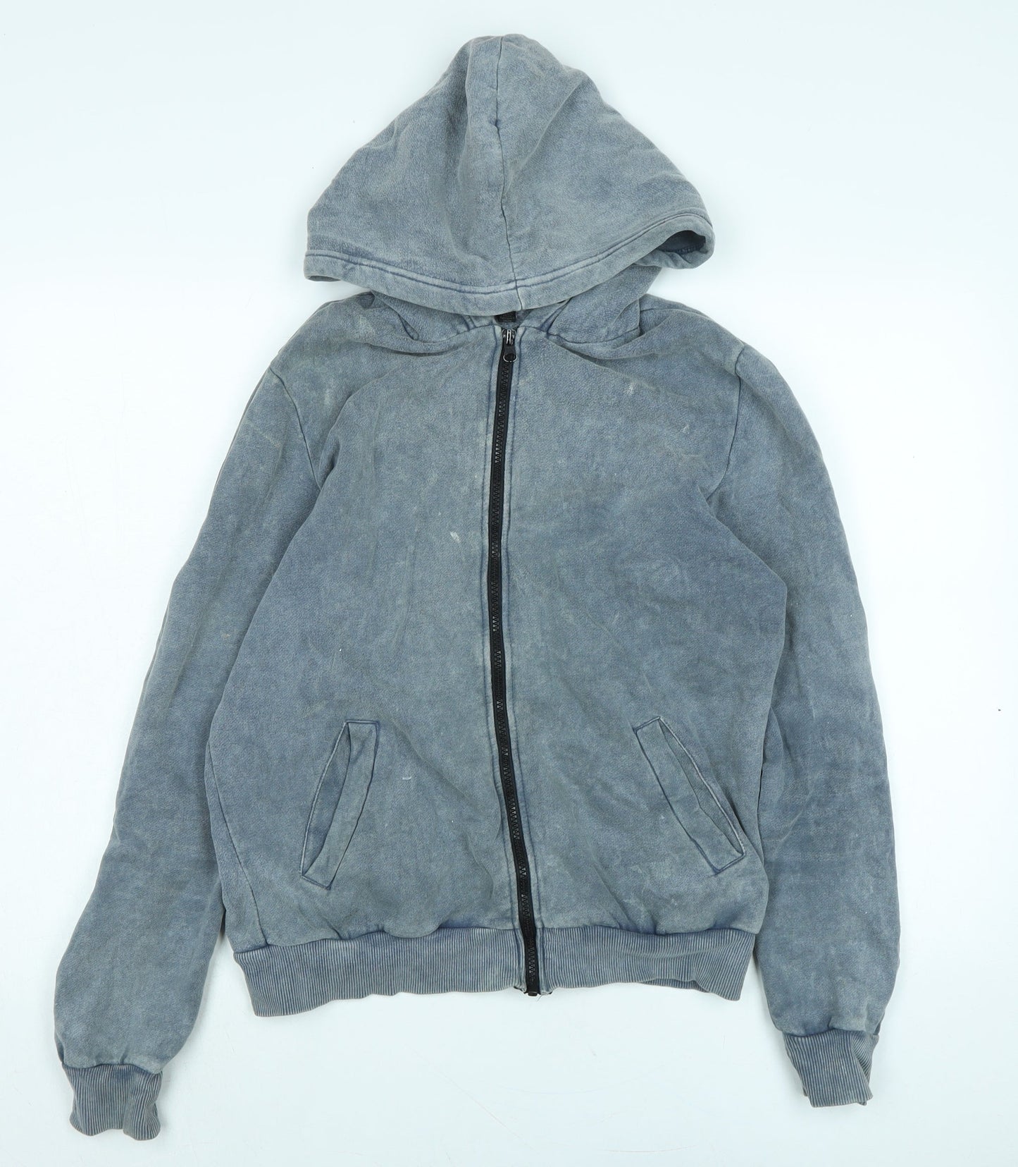 Standard Cloth Mens Blue Jacket Size S Zip - Logo