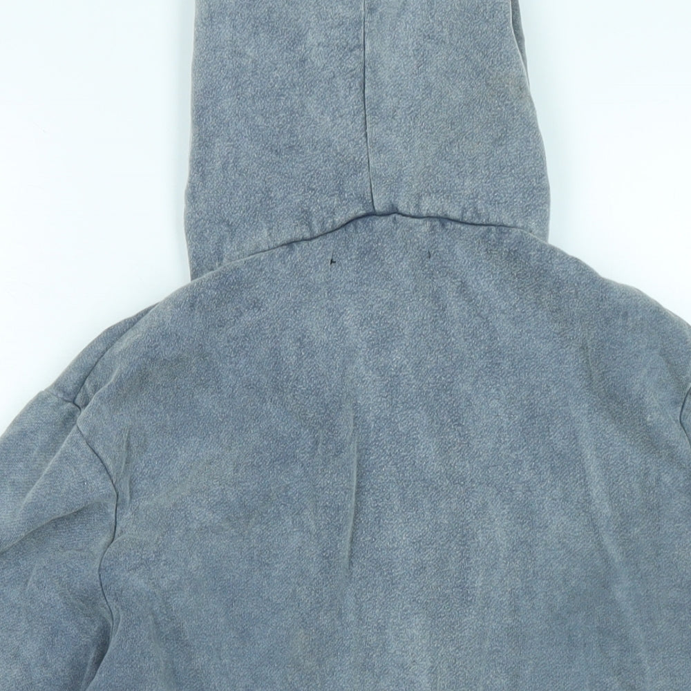 Standard Cloth Mens Blue Jacket Size S Zip - Logo