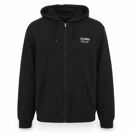 Lee Cooper Mens Black Jacket Size XL Zip - Logo