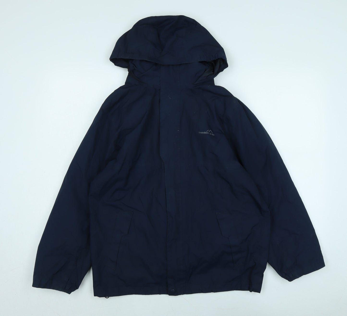 Freedom Trail Womens Blue 3-in-1 Jacket Jacket Size M Zip - Logo