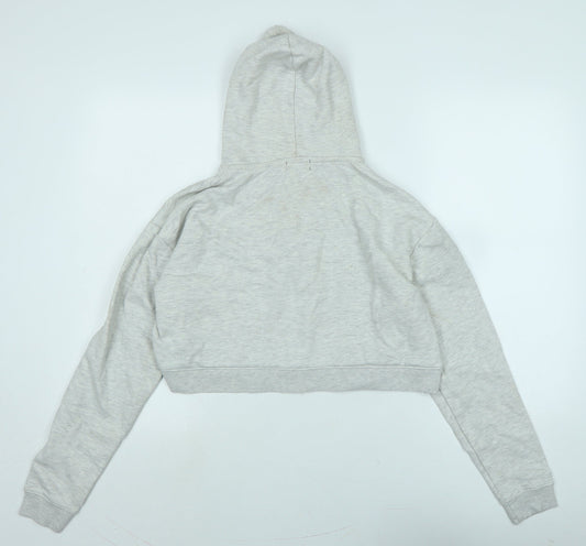 PRETTYLITTLETHING Womens Grey Jacket Size 16 Zip