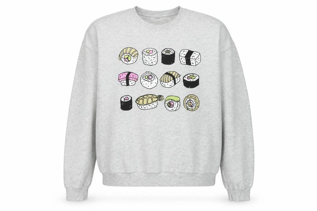 New Love Club Womens Grey Polyester Pullover Sweatshirt Size M