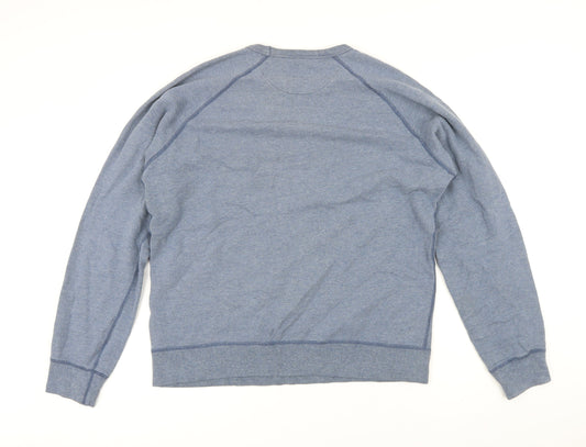 Uniqlo Womens Blue Polyester Pullover Sweatshirt Size L