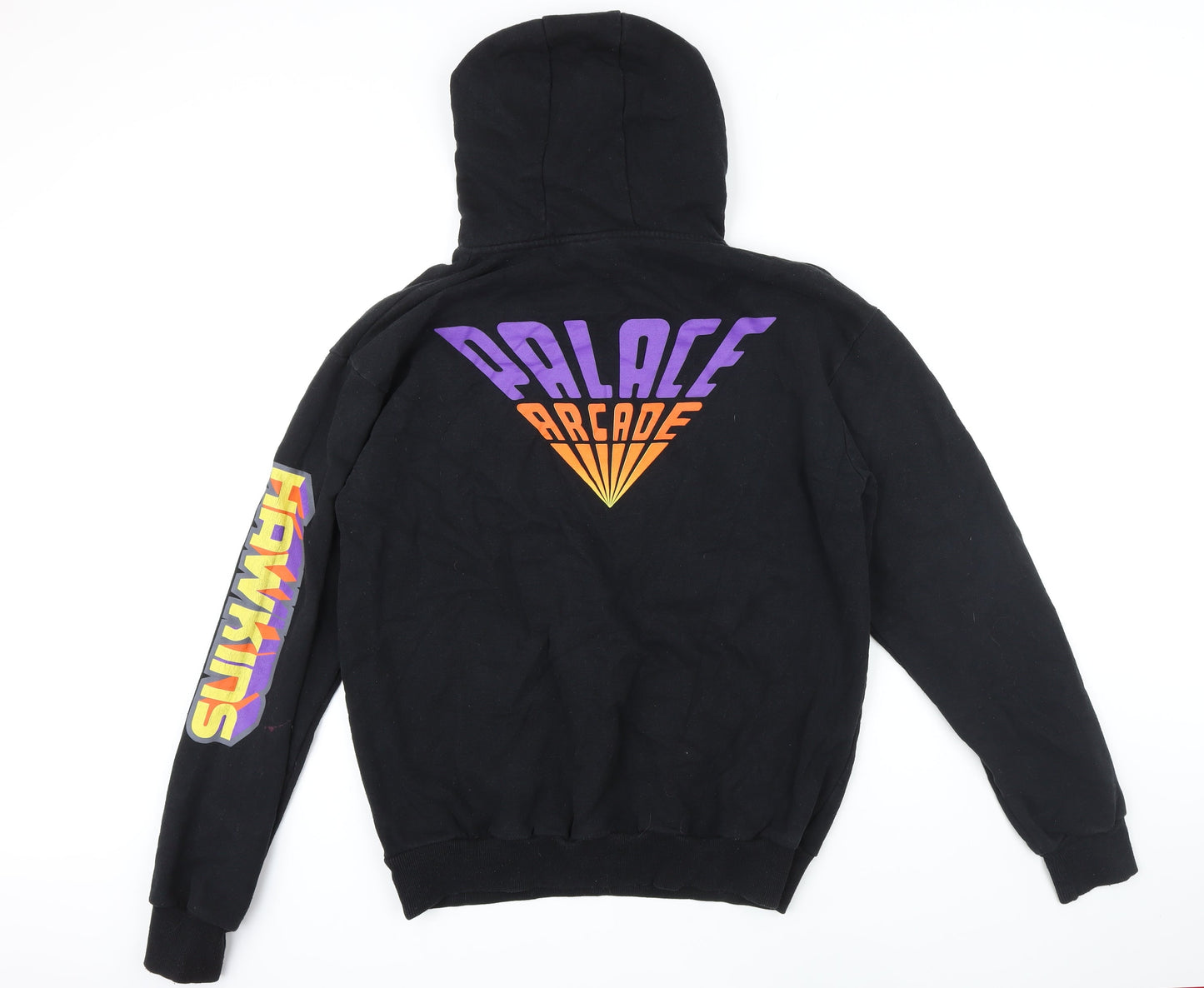 Stranger Things Mens Black Cotton Pullover Hoodie Size L - Palace Arcade