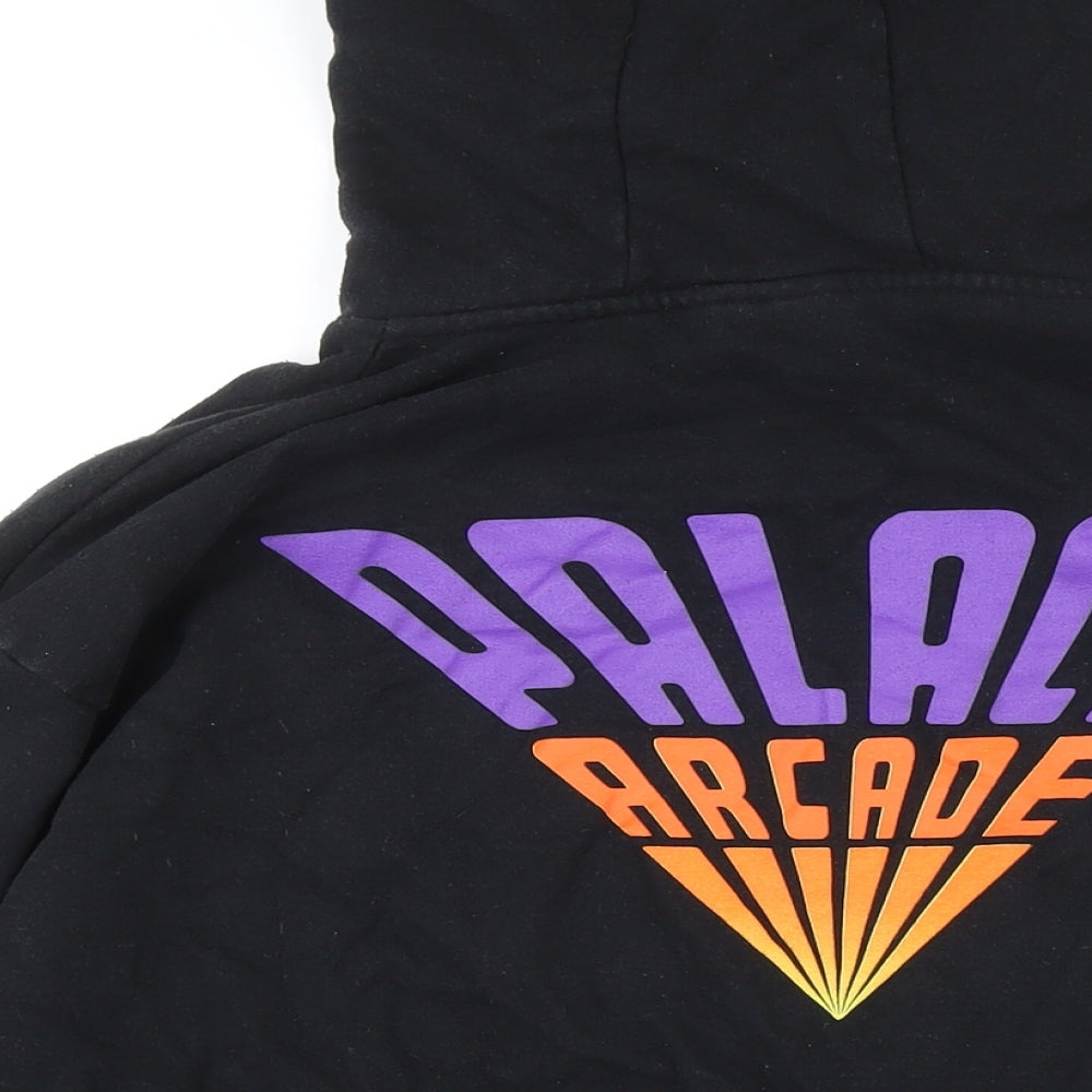 Stranger Things Mens Black Cotton Pullover Hoodie Size L - Palace Arcade